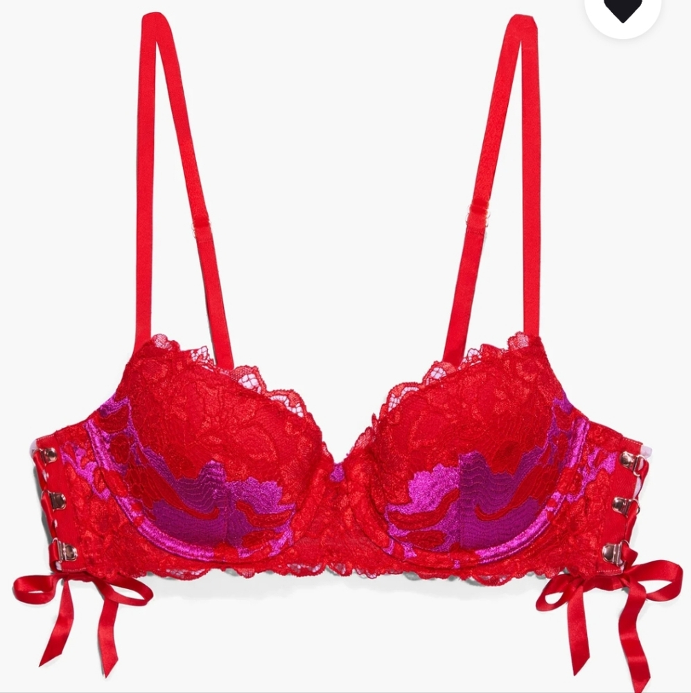 NWT Savage x Fenty Laced up Padded Bra